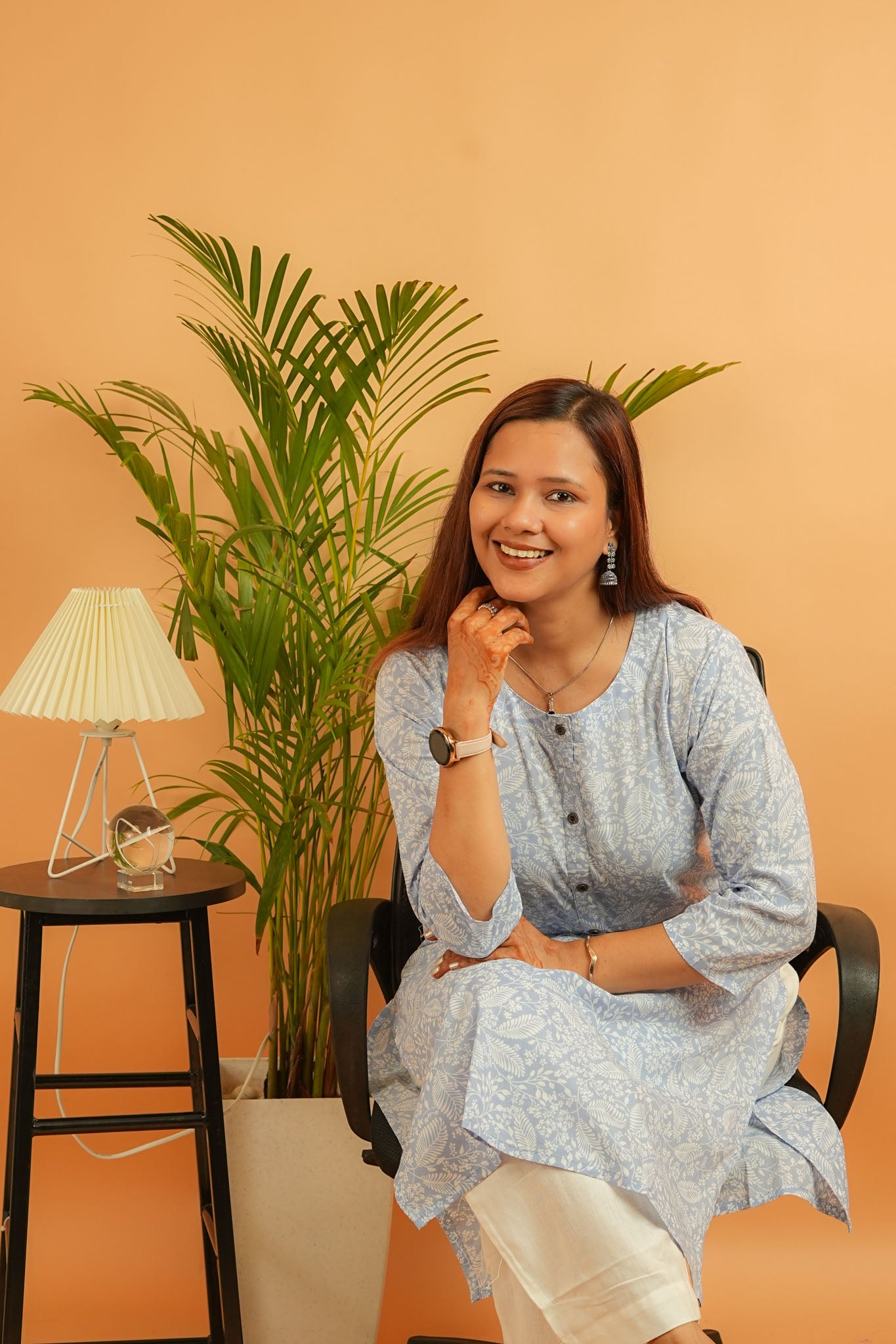 KAANCHI- LAVENDER COTTON KURTA