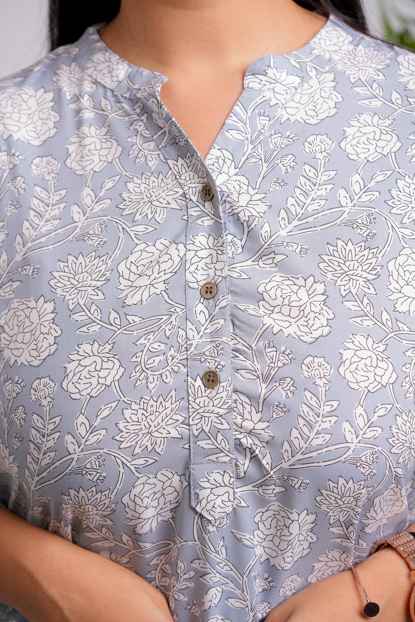 LOCHI- GREY AND WHITE CO-ORD SET