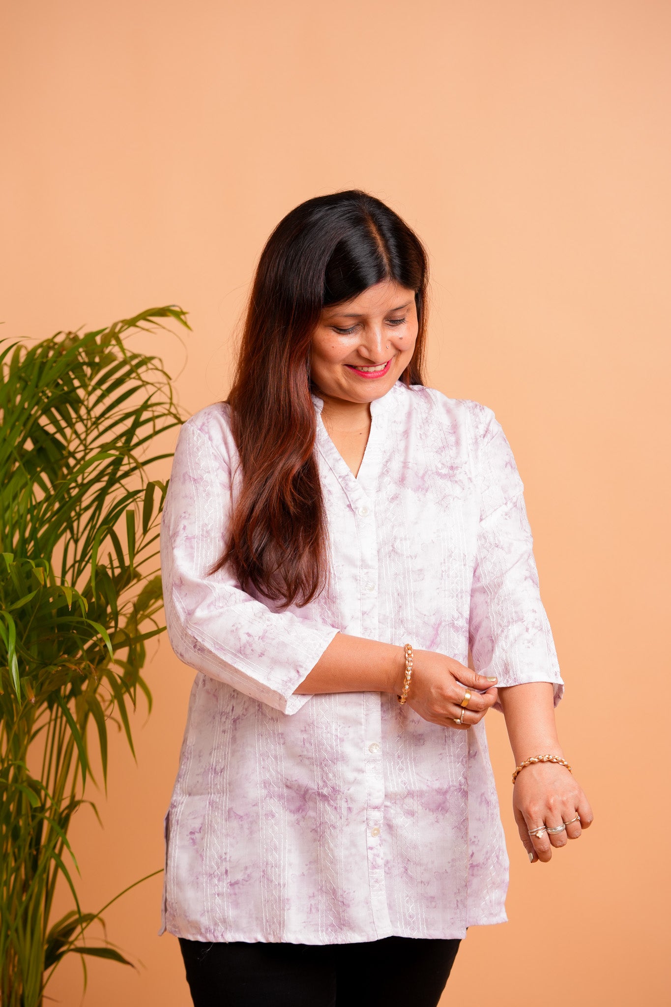 PAVI- LIGHT PINK TUNIC