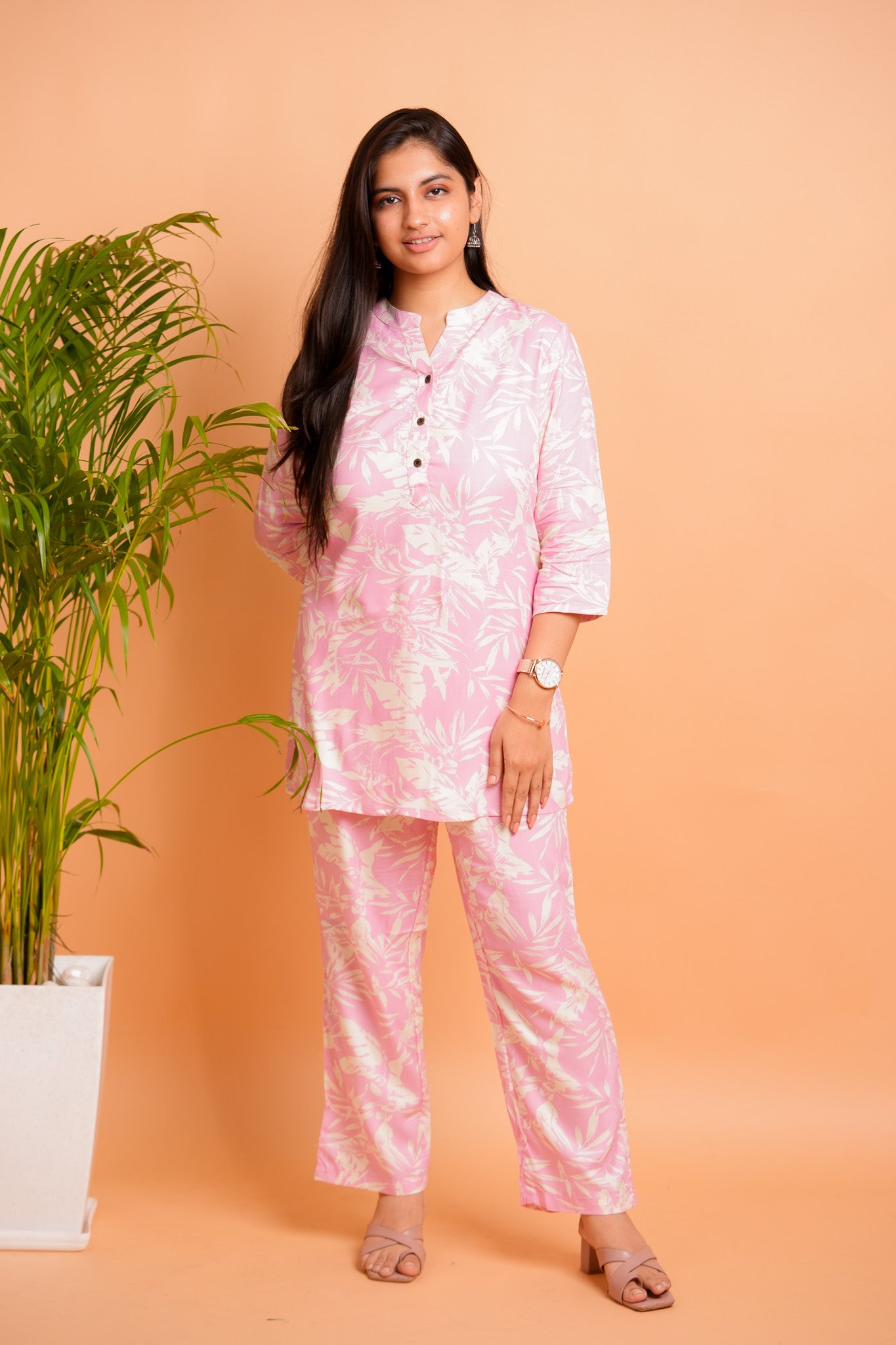 LAYA- PINK  CO-ORD SET