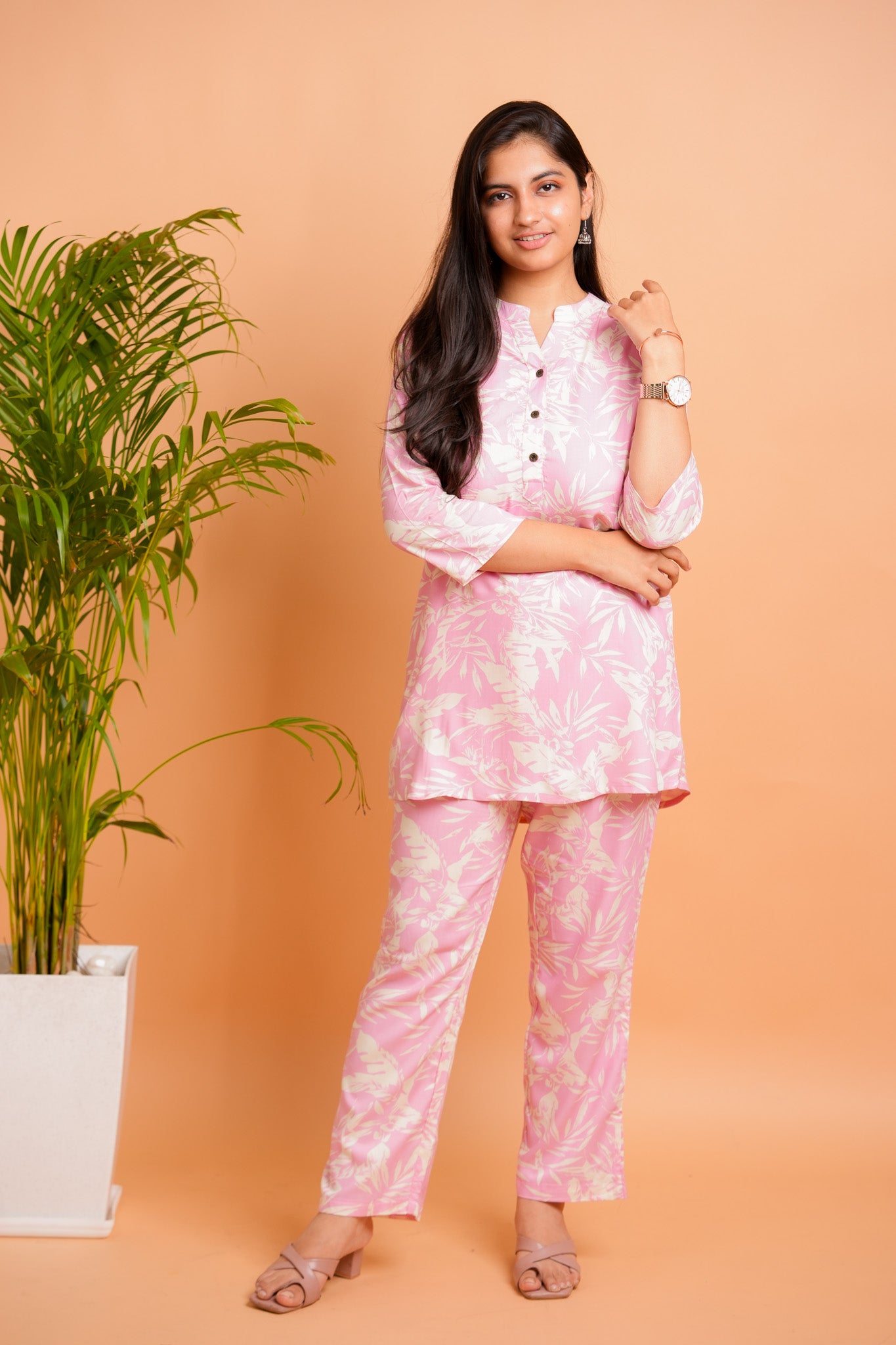 LAYA- PINK  CO-ORD SET