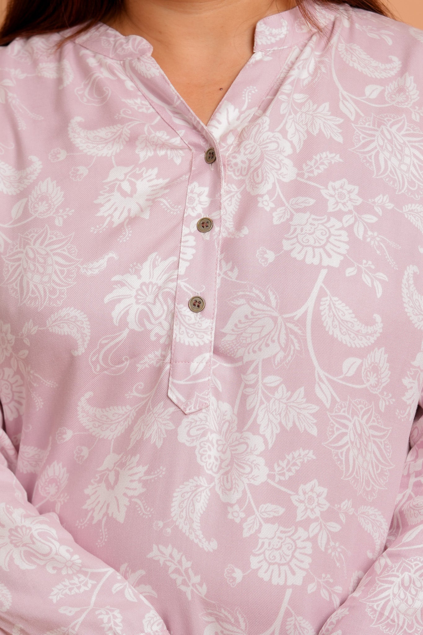 PALOMI- PEACH RAYON TUNIC