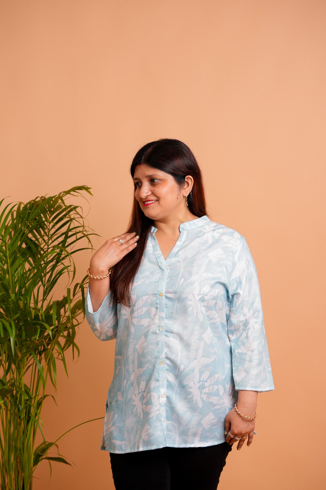 PANSI- LIGHT BLUE TUNIC
