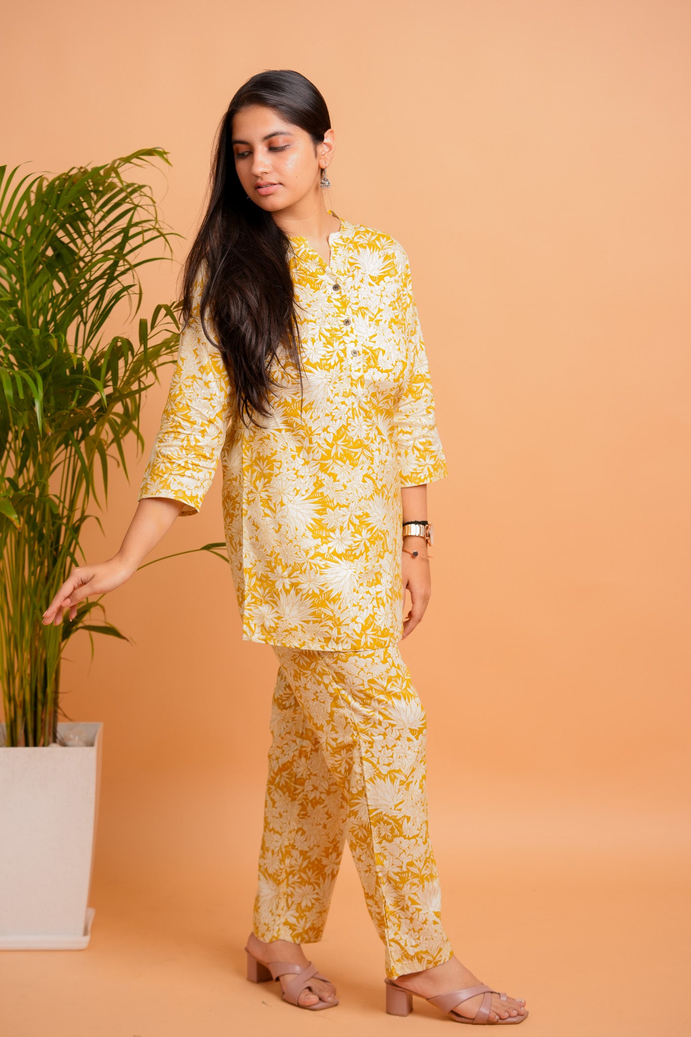LIPY- MUSTARD  CO-ORD SET