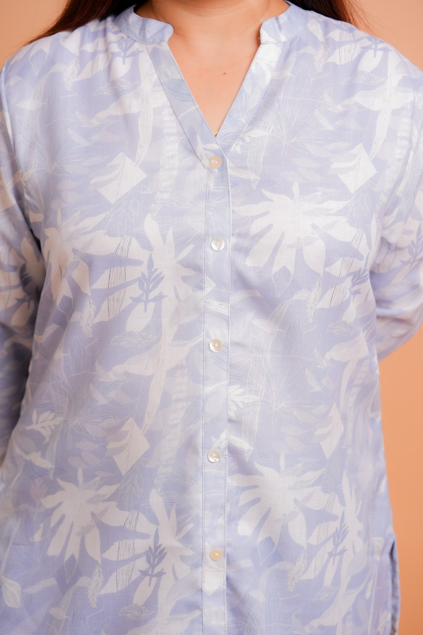 PAREE- BLUE AND WHITE TUNIC