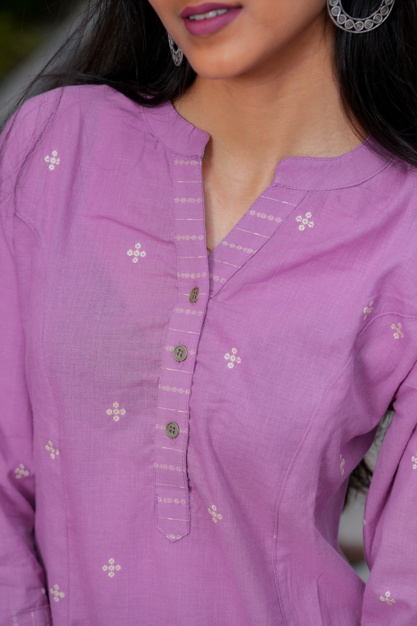 LAVALI - HANDLOOM PURPLE KURTA PANT