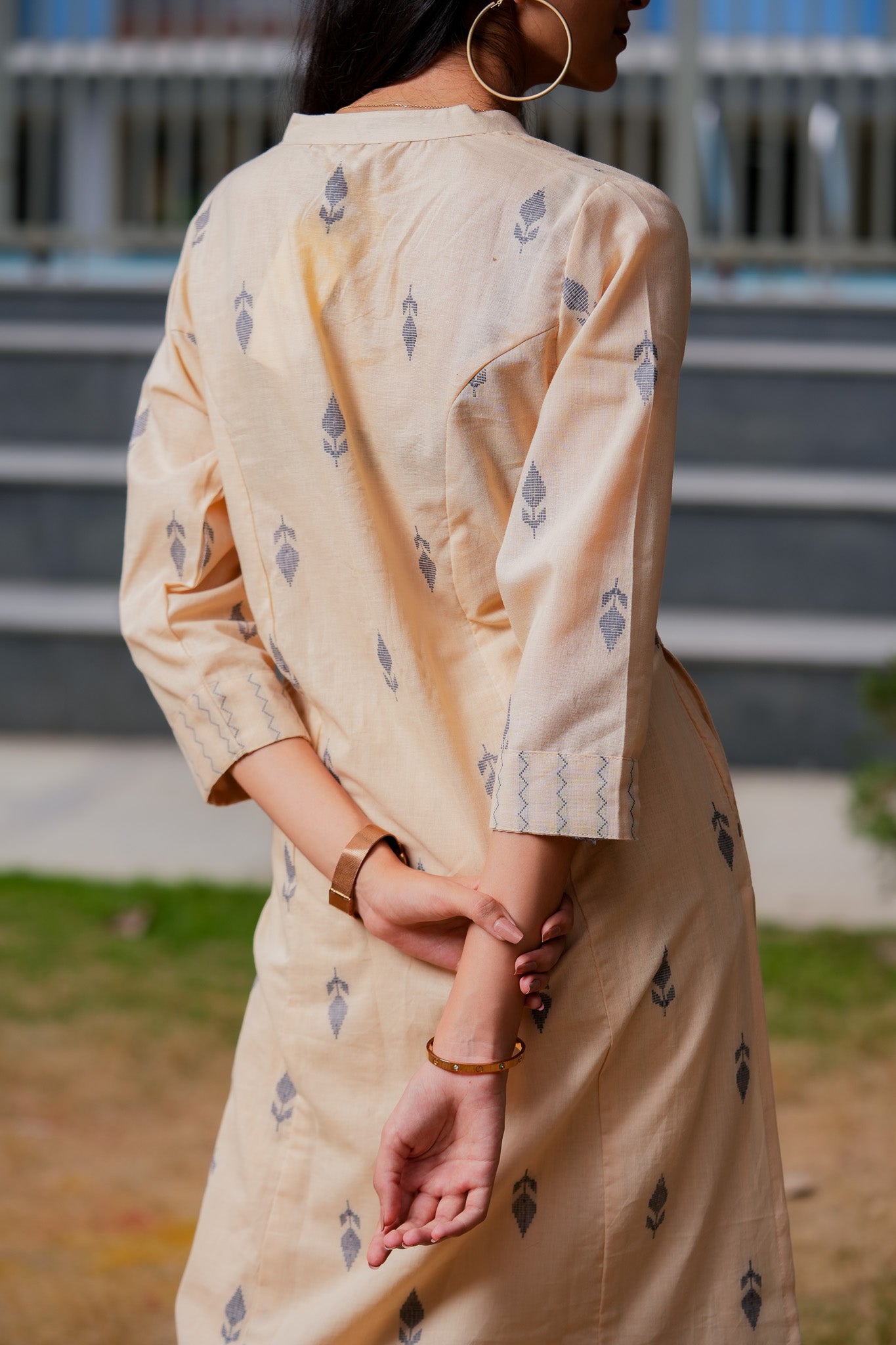 LISHIA - HANDLOOM BEIGE KURTA PANT