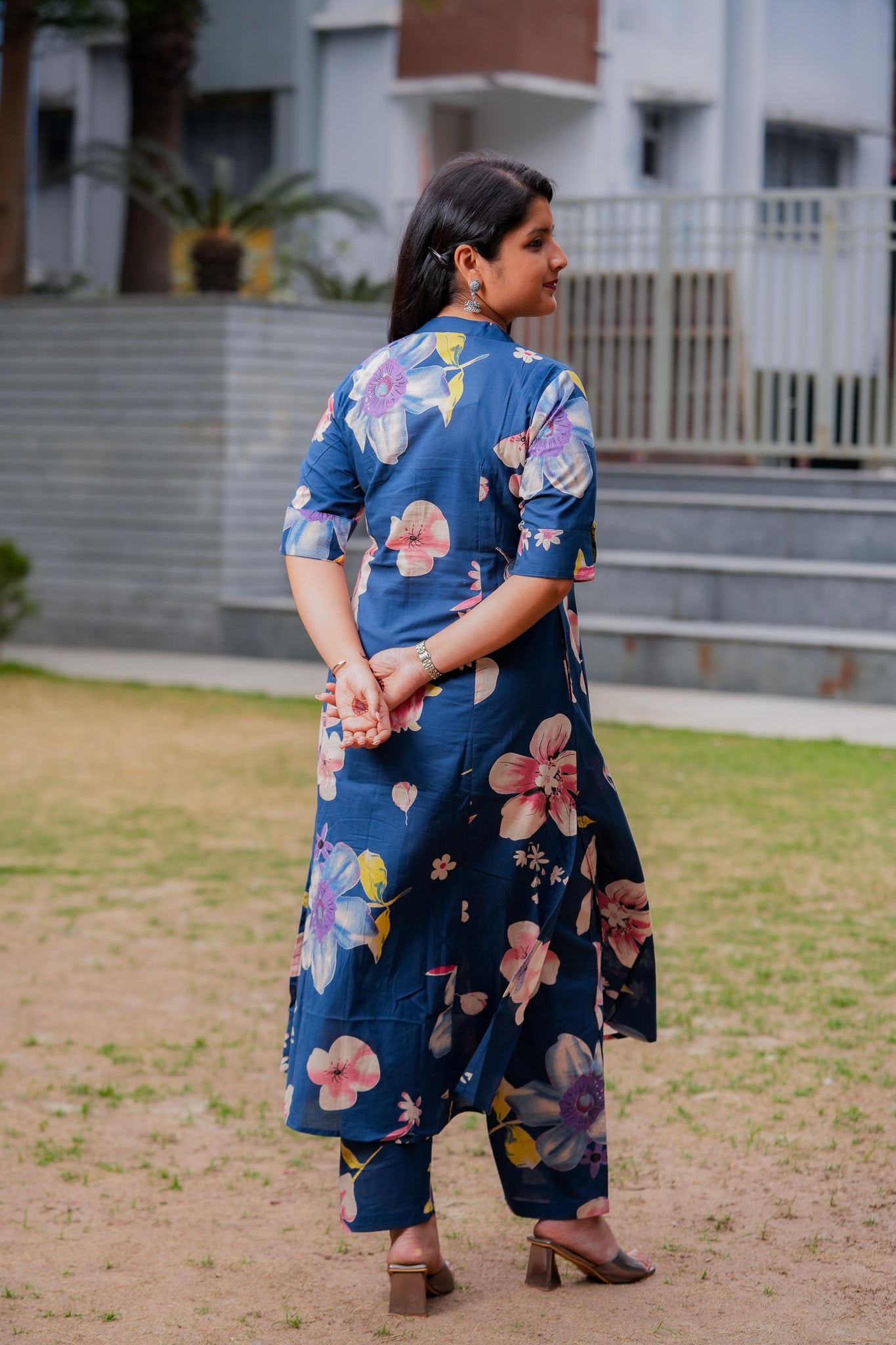 LYLA- NAVY BLUE CO-ORD SET