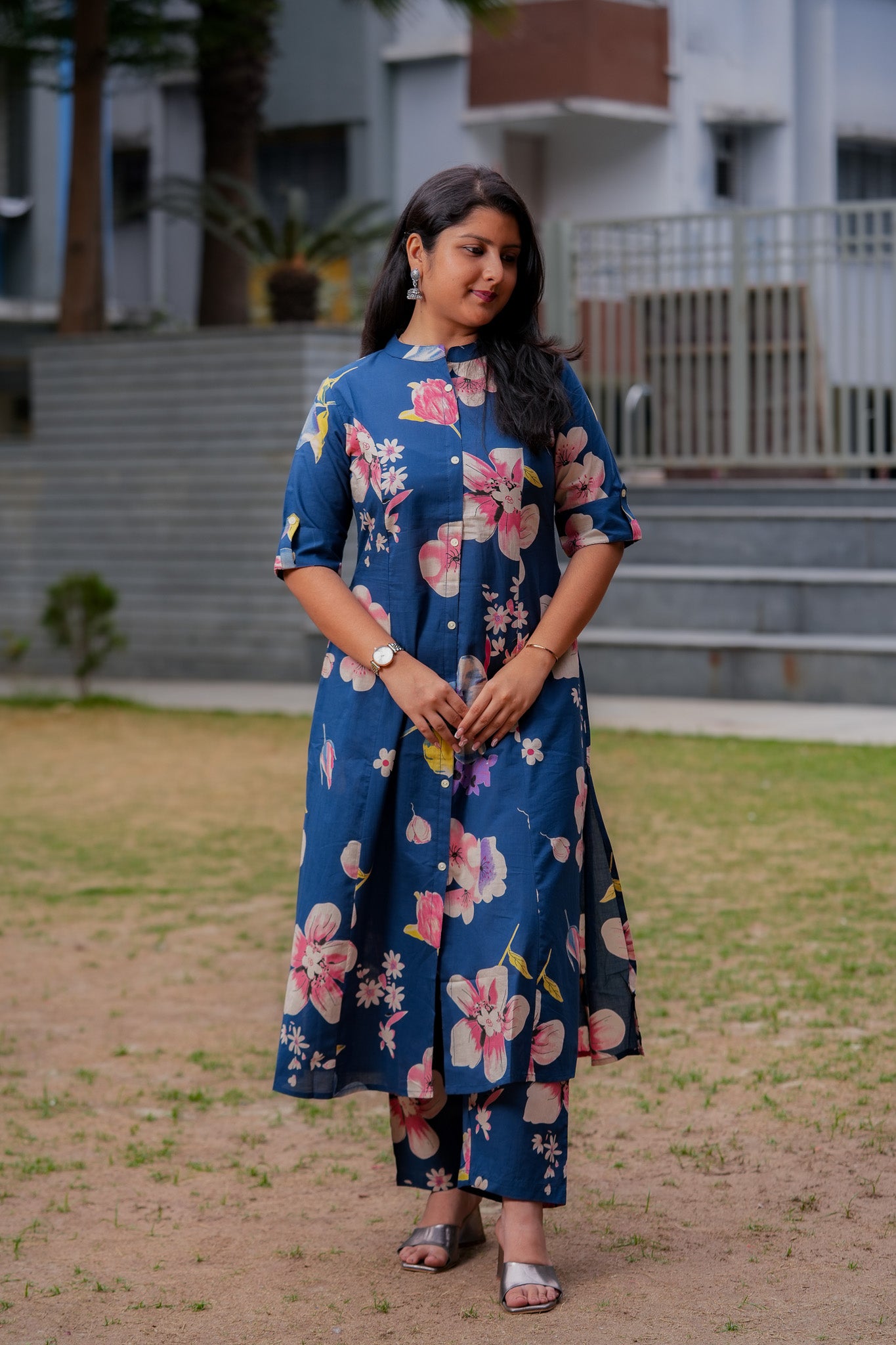 LYLA- NAVY BLUE CO-ORD SET