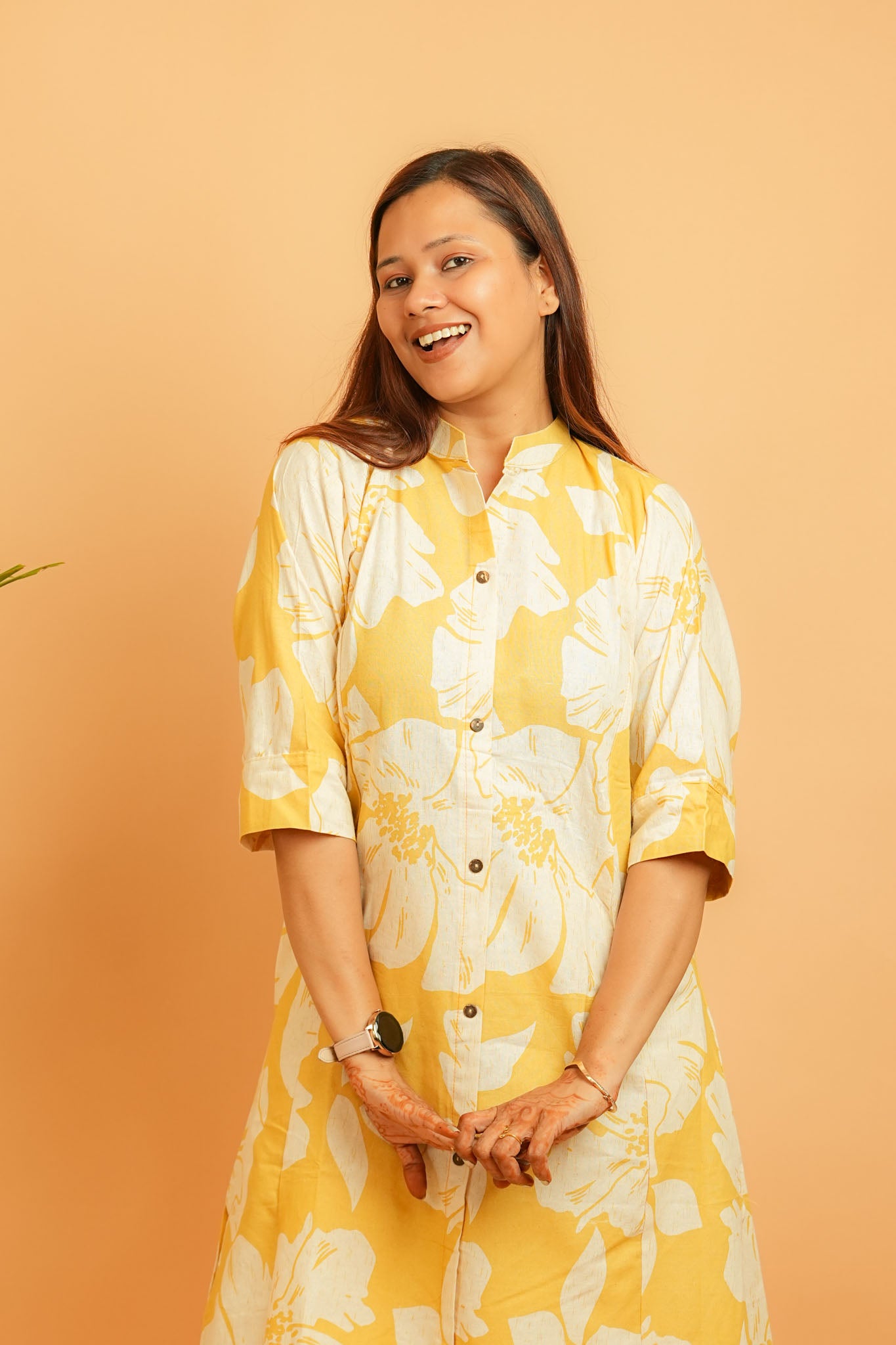 LIJA- YELLOW COTTON FLEX CO-ORD SET
