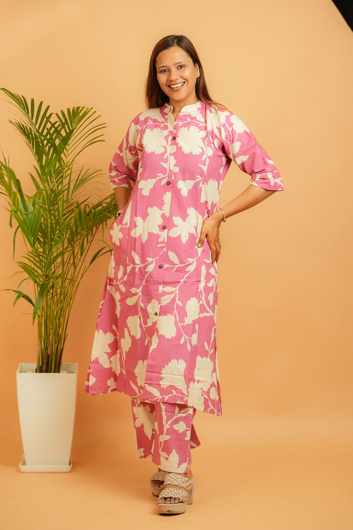 LANA- PURPLE COTTON FLEX CO-ORD SET