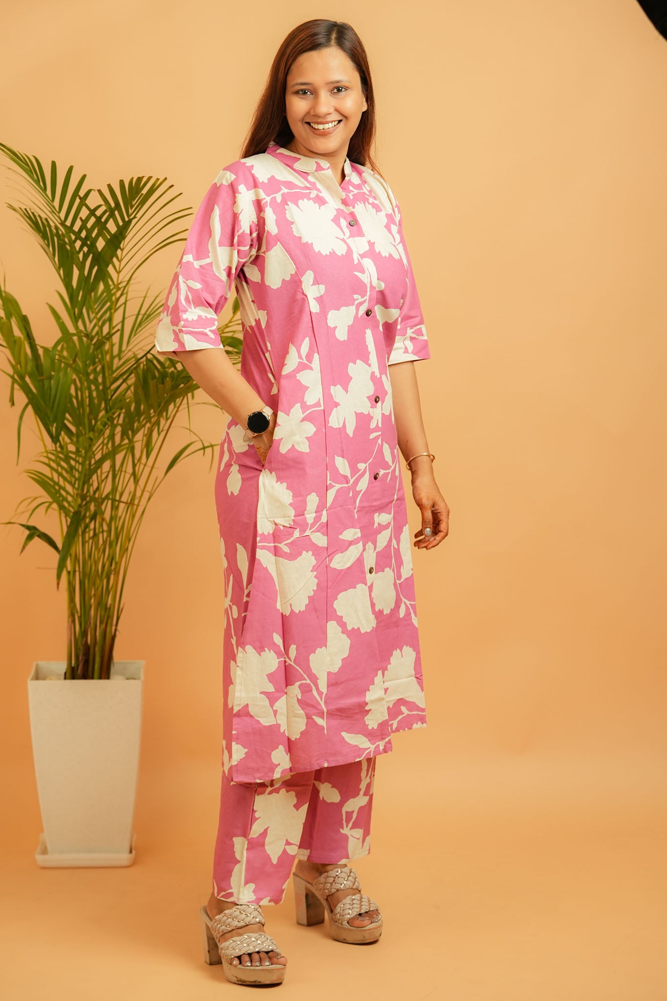 LANA- PURPLE COTTON FLEX CO-ORD SET
