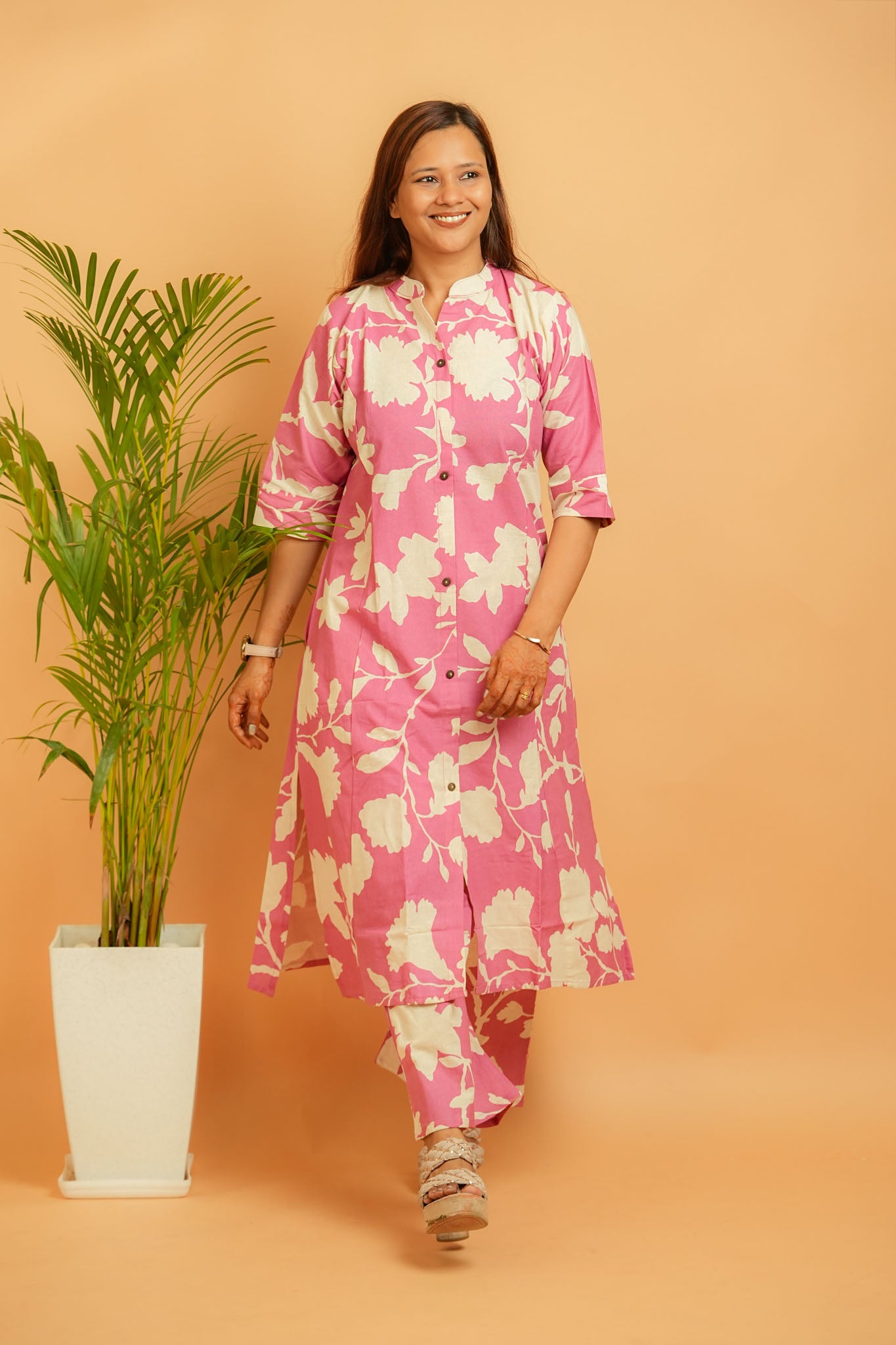 LANA- PURPLE COTTON FLEX CO-ORD SET