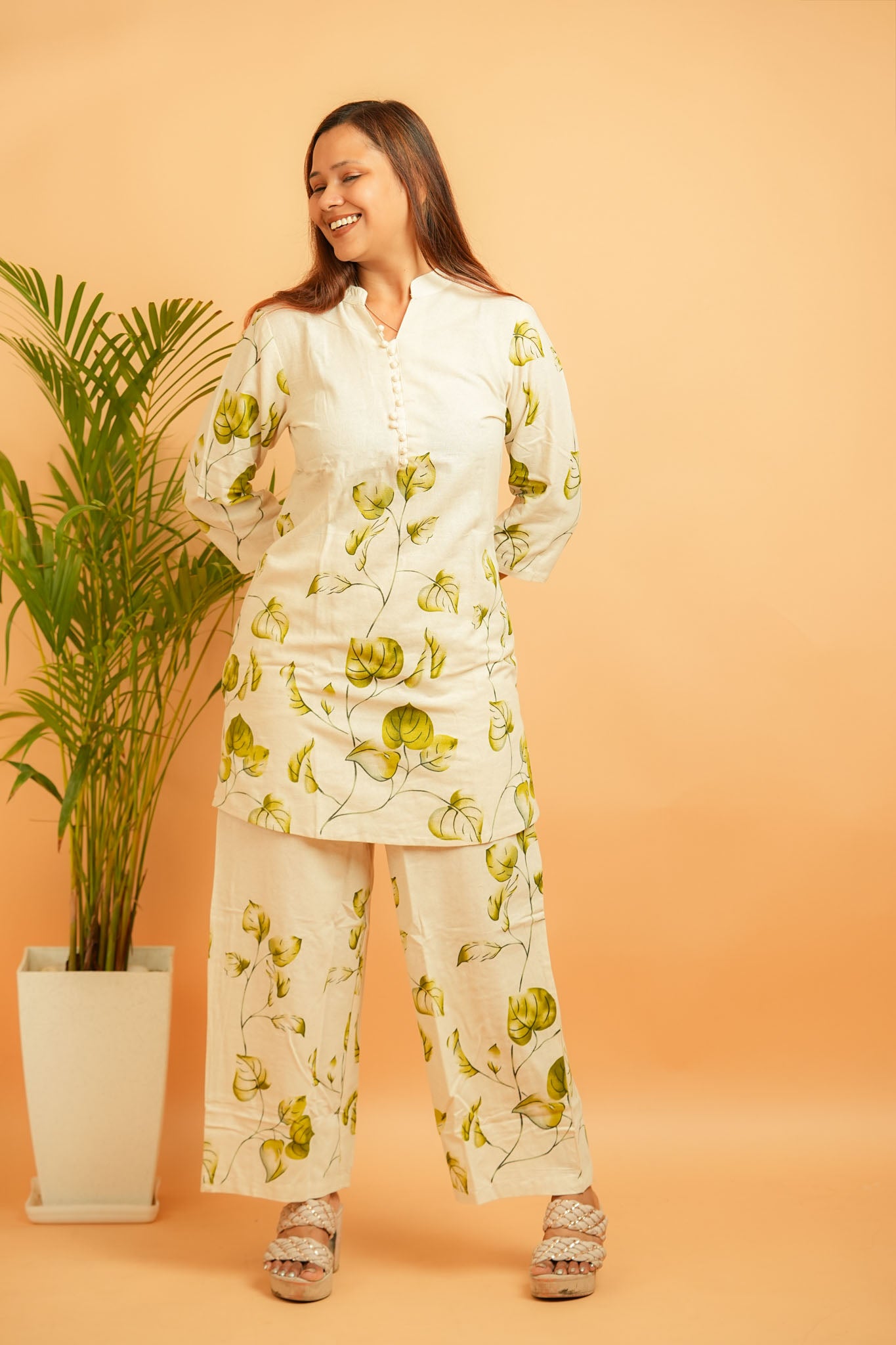 LIPI - NATURAL & GREEN COTTON FLEX CO-ORD SET