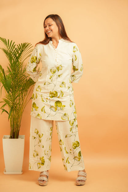LIPI - NATURAL & GREEN COTTON FLEX CO-ORD SET