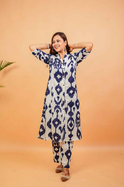 LUVA - NAVY AND WHITE CO-ORD SET