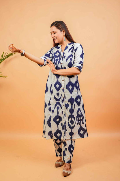 LUVA - NAVY AND WHITE CO-ORD SET