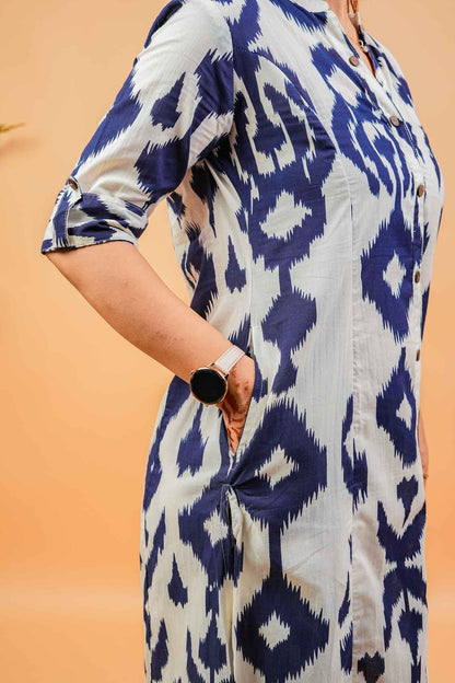 LUVA - NAVY AND WHITE CO-ORD SET