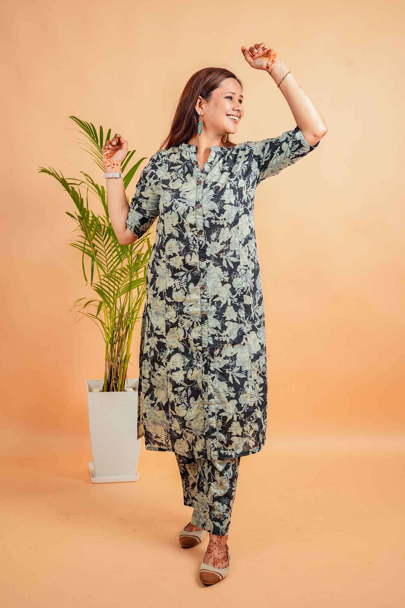 LIRA - BLACK AND GREY CO-ORD SET