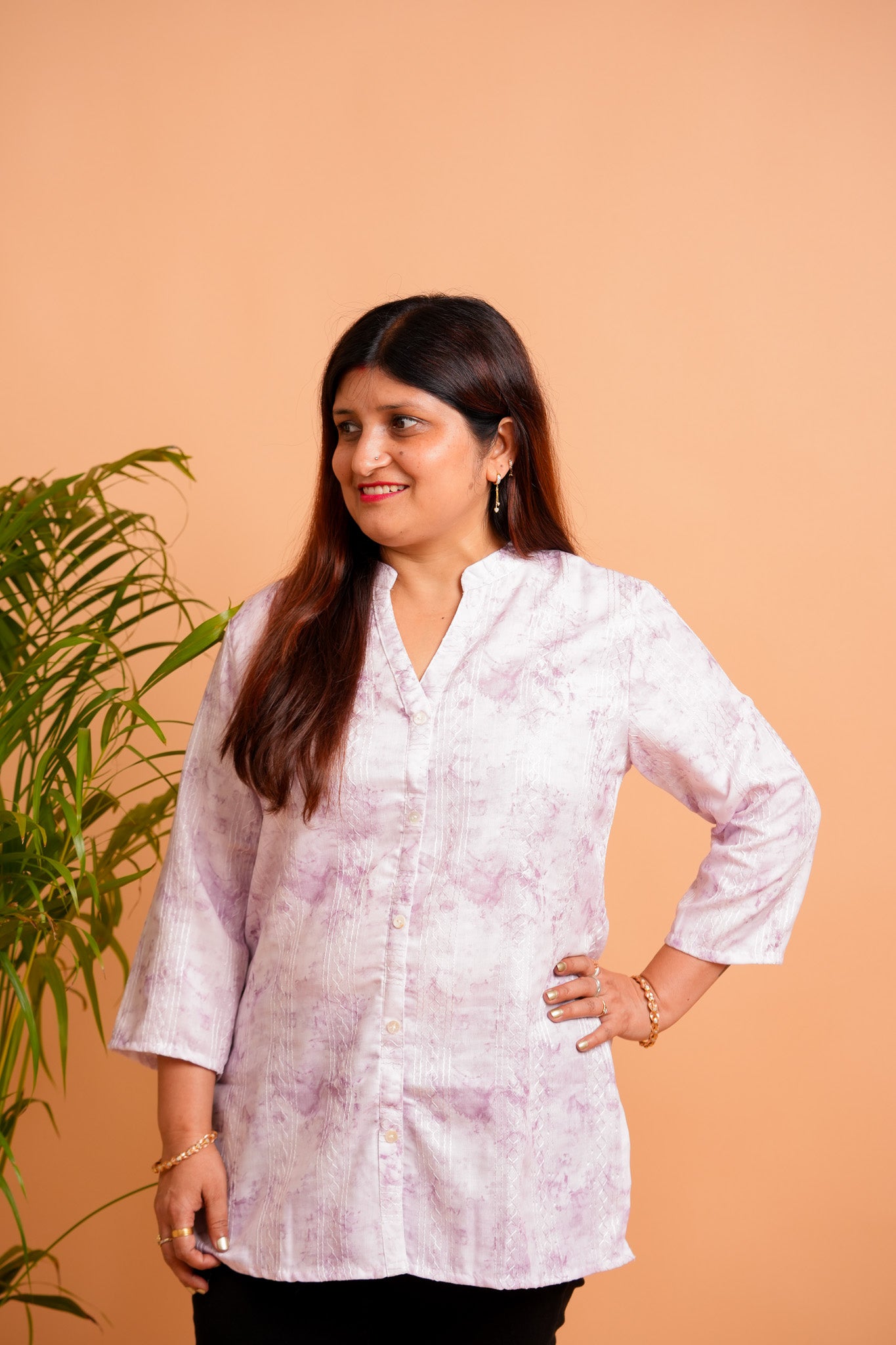 PAVI- LIGHT PINK TUNIC