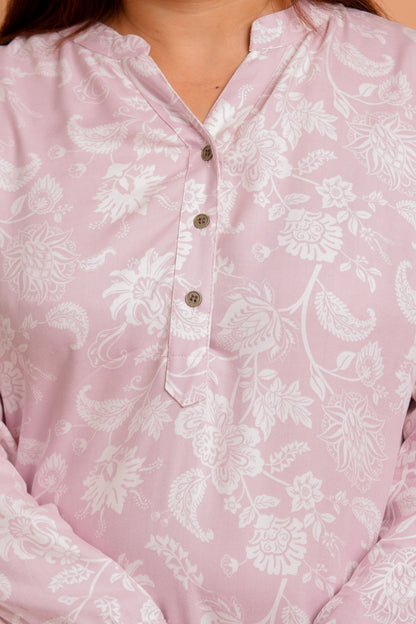 PALOMI- PEACH RAYON TUNIC