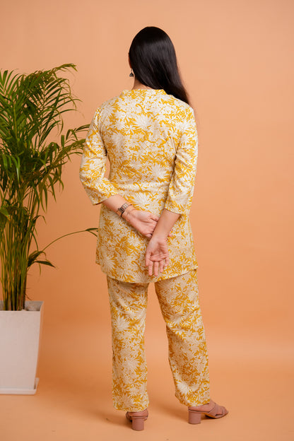 LIPY- MUSTARD  CO-ORD SET