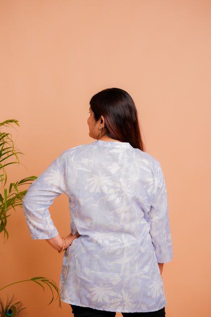 PAREE- BLUE AND WHITE TUNIC